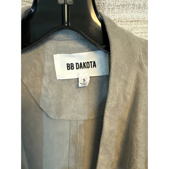 BB Dakota Suede Jacket With Lace-Up Detail Size S - Picture 3 of 4